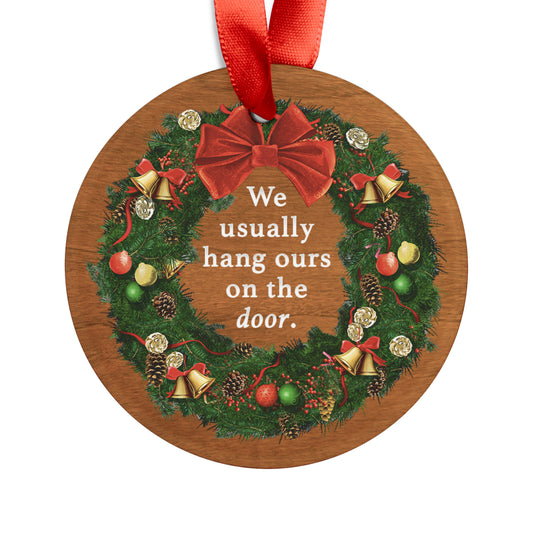 ELR Classic Quote Christmas Ornament (white writing)