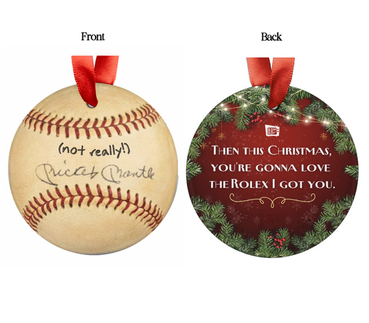 "The Ball" Keepsake Ornament - (punchline)
