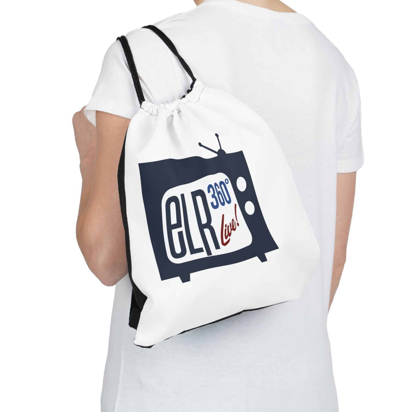 ELR 360 LIVE! Logo Drawstring Bag