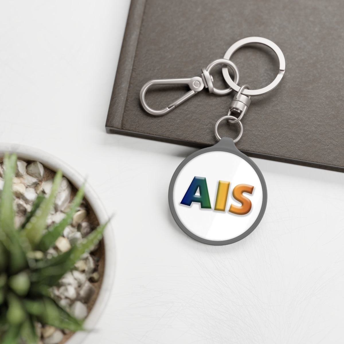Bright Gradient AIS Keyring