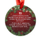 "The Ball" Keepsake Ornament - (full quote)