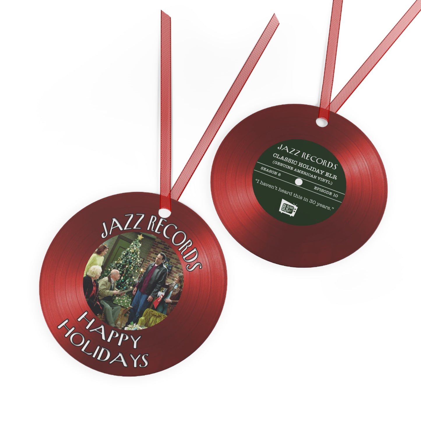 Jazz Records Christmas Ornament featuring Frank and Robert (Limited Edition)