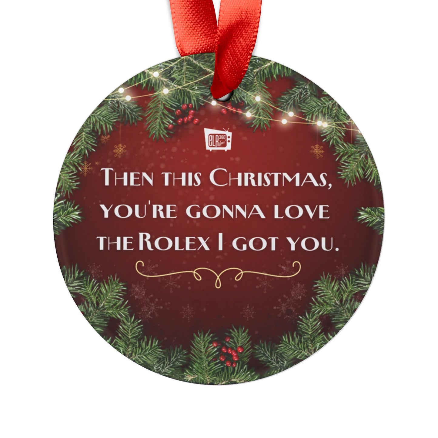 "The Ball" Keepsake Ornament - (punchline)