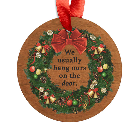 LIMEHOF Classic Quote Christmas Ornament (black writing)
