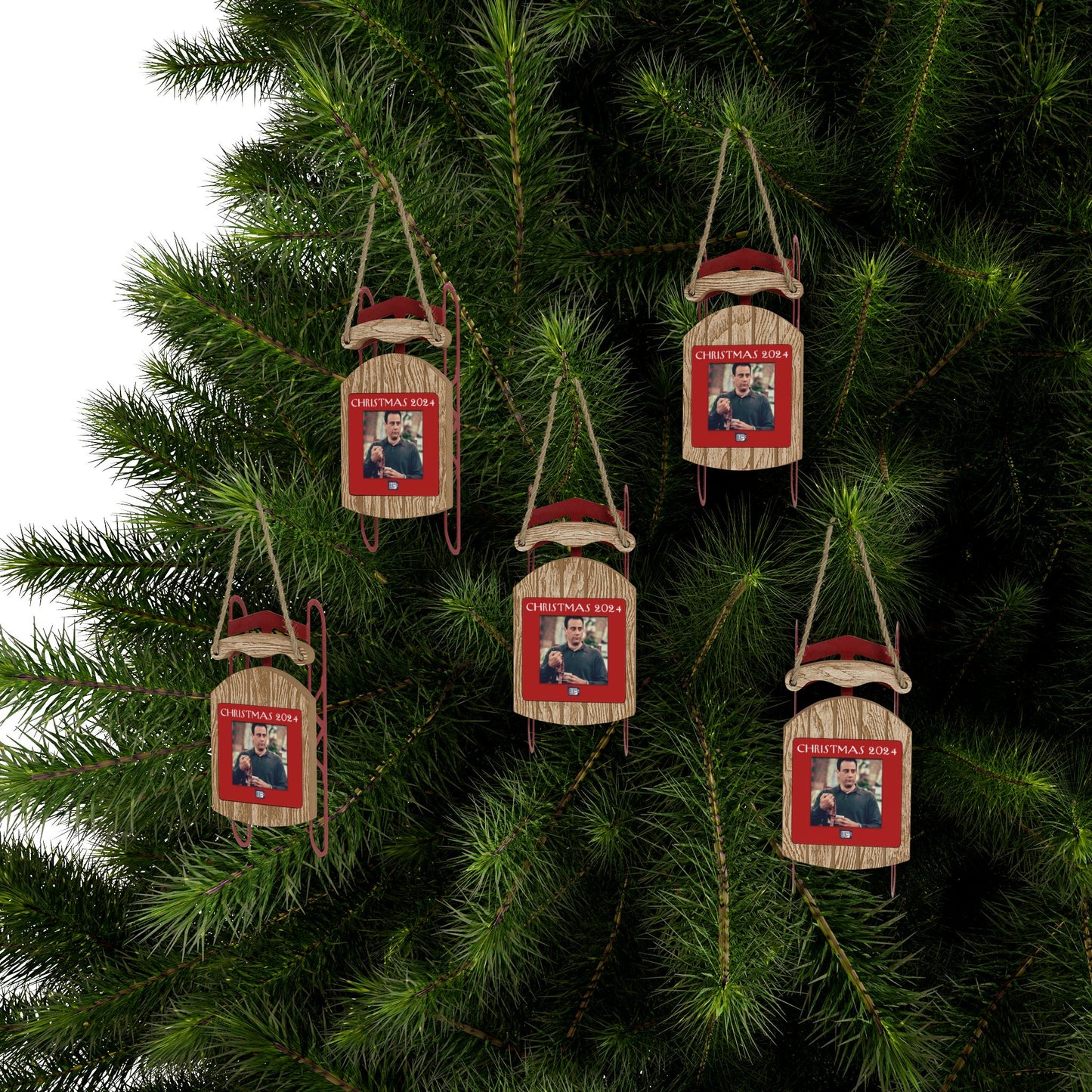 Robert's Gift Sled Ornament