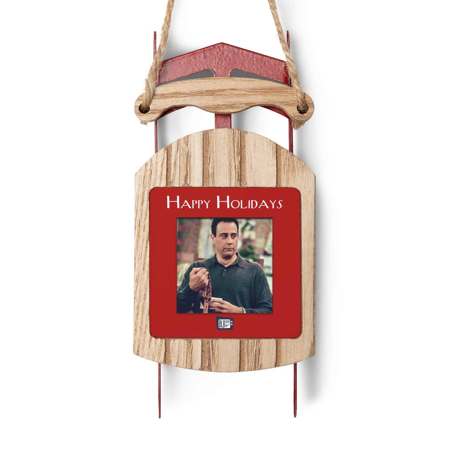 Robert's Gift Sled Ornament