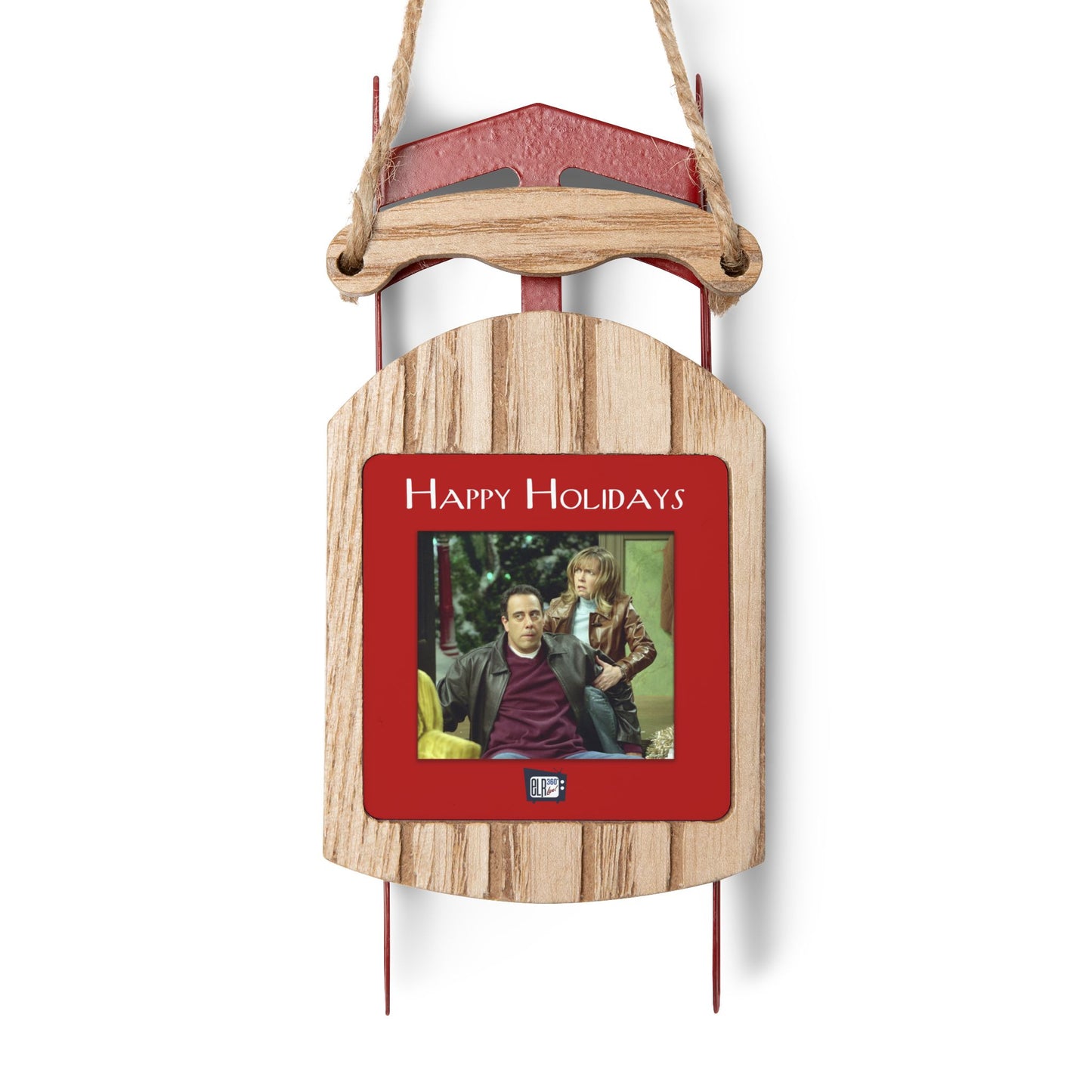 LIMEHOF Robert & Amy Sled Ornament